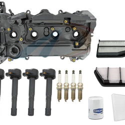 Kit de afinación de bujías de bobina de encendido de cubierta de válvula para Honda CR-V 2.4L 2015-2019