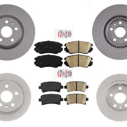Para 11-17 Regal con pastillas de cerámica de rotor de freno de disco delantero 296MM 11 5/8