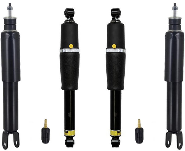 Front & Rear Air Shocks Absorber For Escalade 2002-06 W/ Electronic Suspension