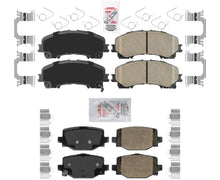 Front & Rear Ceramic Disc Brake Pads Hardware For Infiniti QX50 QX55 2019-2023