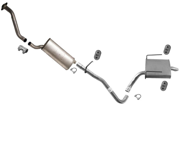 Single Exhaust System Pipe Mufflers For Saturn Outlook 3.6L 2007-2008