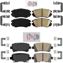 AmeriPro Premium Ceramic F&R Disc Brake Pads For Buick Regal 2011-2017 W/ 296MM