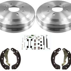 Rear Brake Drums Shoes & Spring Kit For Chevrolet Spark 1.4L Engine 2013-2021