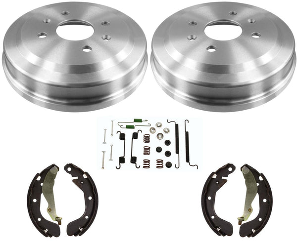 Rear Brake Drums Shoes & Spring Kit For Chevrolet Spark 1.4L Engine 2013-2021