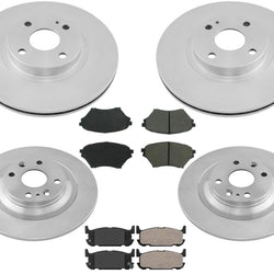 Brake Rotors & Brake Pads For Mazda Miata MX-5 2003-2005 W/ Sport Suspension