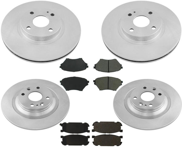 Brake Rotors and Brake Pads For Mazda Miata MX-5 2001-2002 Sport Suspension