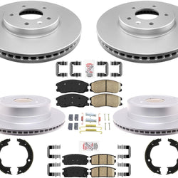 Improved Coated Brake Rotors Ceramic Pads For Chevrolet Captiva Sport 2008-2015