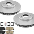 Improved Coated Brake Rotors & Ceramic Pads For Chevrolet Captiva Sport 2008-15