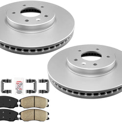 Improved Coated Brake Rotors & Ceramic Pads For Chevrolet Captiva Sport 2008-15