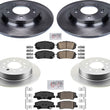 Coated Disc Brake Rotors Ceramic Pads For Hyundai Sonata 2020-2023 SE & SEL