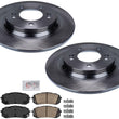 Frt Coated Brake Rotors Ceramic Pads For Hyundai Sonata 2020 2021 22 2023 SE SEL