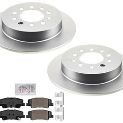 Rear Coated Brake Rotors & Ceramic Pads For Hyundai Sonata 2020-2023 SE & SEL