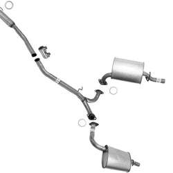 Resonador medio y silenciadores para Mazda 6 2003-2008 V6 Sedan y Hatchback