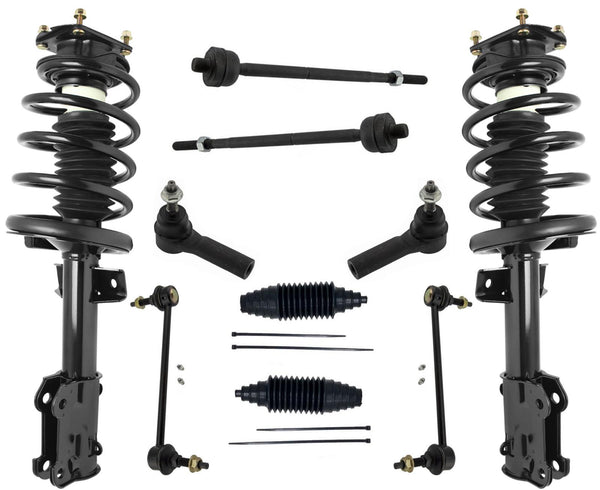 Front Complete Struts Tie Rods & Sway Bar Links For Ford Mustang 2011-2014