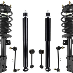 Front Struts Rear Shocks & Sway Bar Links W/ 22 MM Sway Bar For Mustang 11-2014