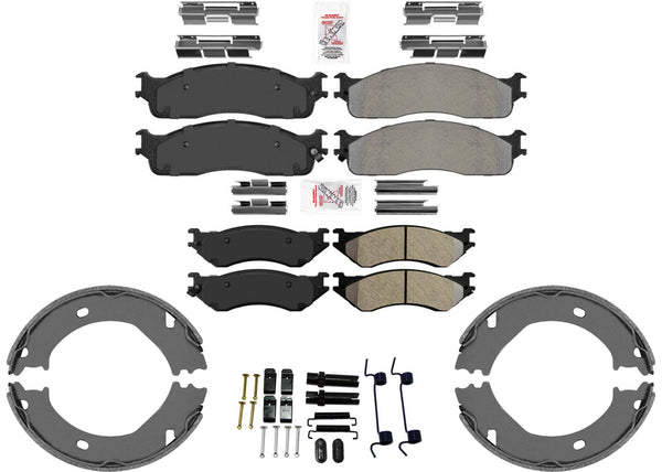 AmeriPro Premium Semi Metallic Disc Brake Pads for Dodge Ram 2500 Pick Up 03-05