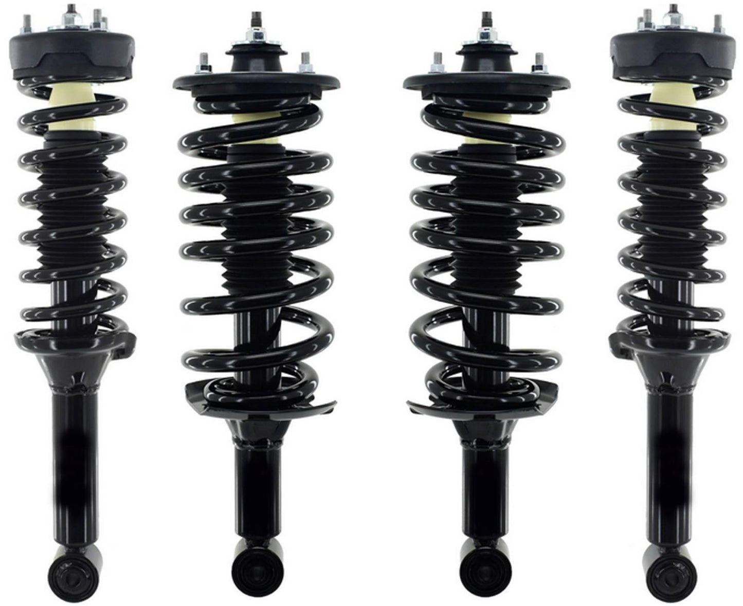 Front & Rear Complete Struts Assembly W/ Coil Spring For Land Rover LR4 2010-16