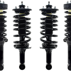 Front & Rear Complete Struts Assembly W/ Coil Spring For Land Rover LR4 2010-16
