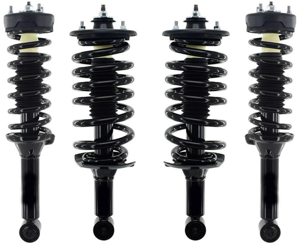 Conjunto completo de puntales delanteros y traseros con resorte helicoidal para Land Rover LR4 2010-16