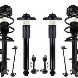 Front Struts Rear Complete Shocks & Links For Murano 2009-2014 All Wheel Drive