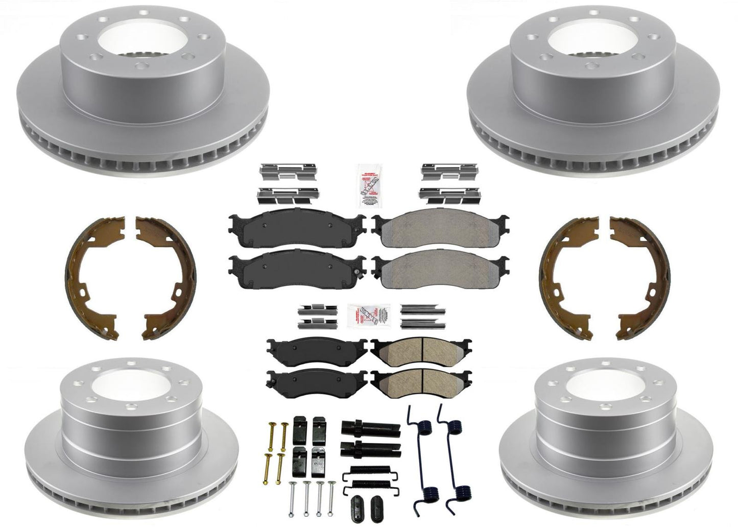 Performance Disc Brake Rotors Brake Pads For Dodge Ram 2500 Pick Up 2006-2008