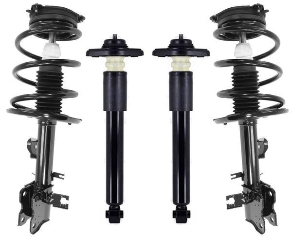 Front Complete Struts Assembly & Rear Complete Shocks For Nissan Quest 11-2017