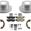 Rear Performance Disc Brake Rotors Brake Pads for Dodge Ram 2500 Pick Up 2006