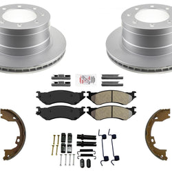 Rear Performance Disc Brake Rotors Brake Pads for Dodge Ram 2500 Pick Up 2006