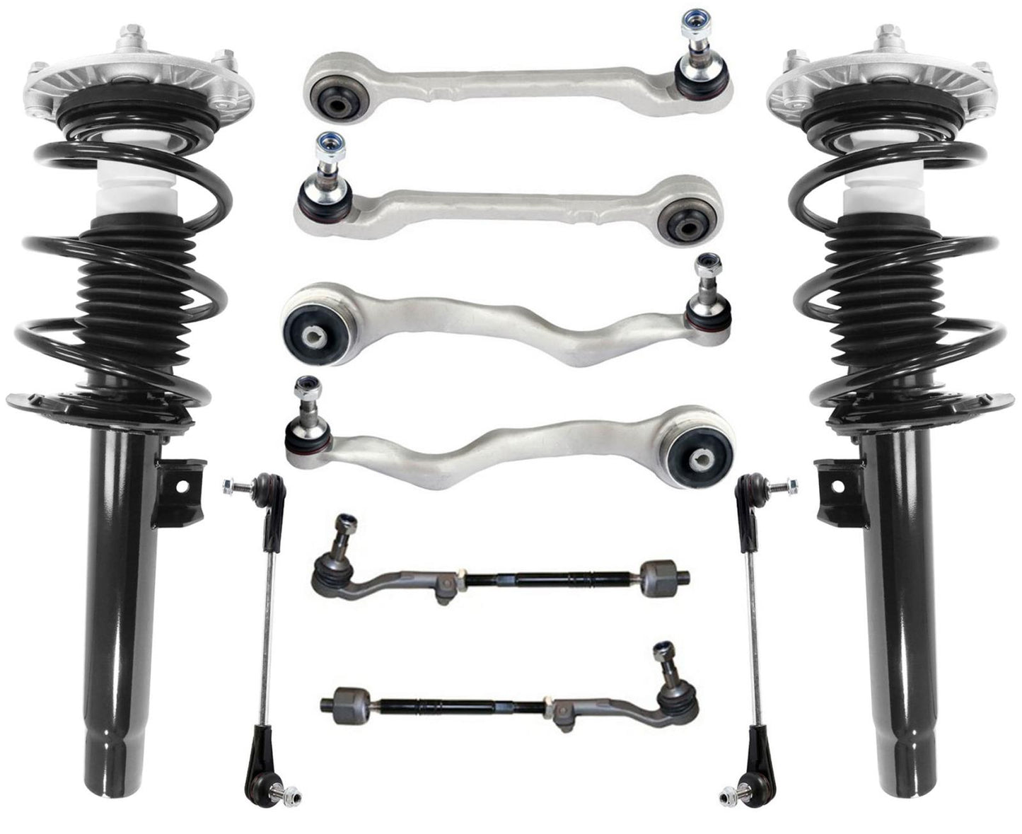 Front Complete Struts Control Arms Tie Rods & Links For BMW 320I 2013-2015