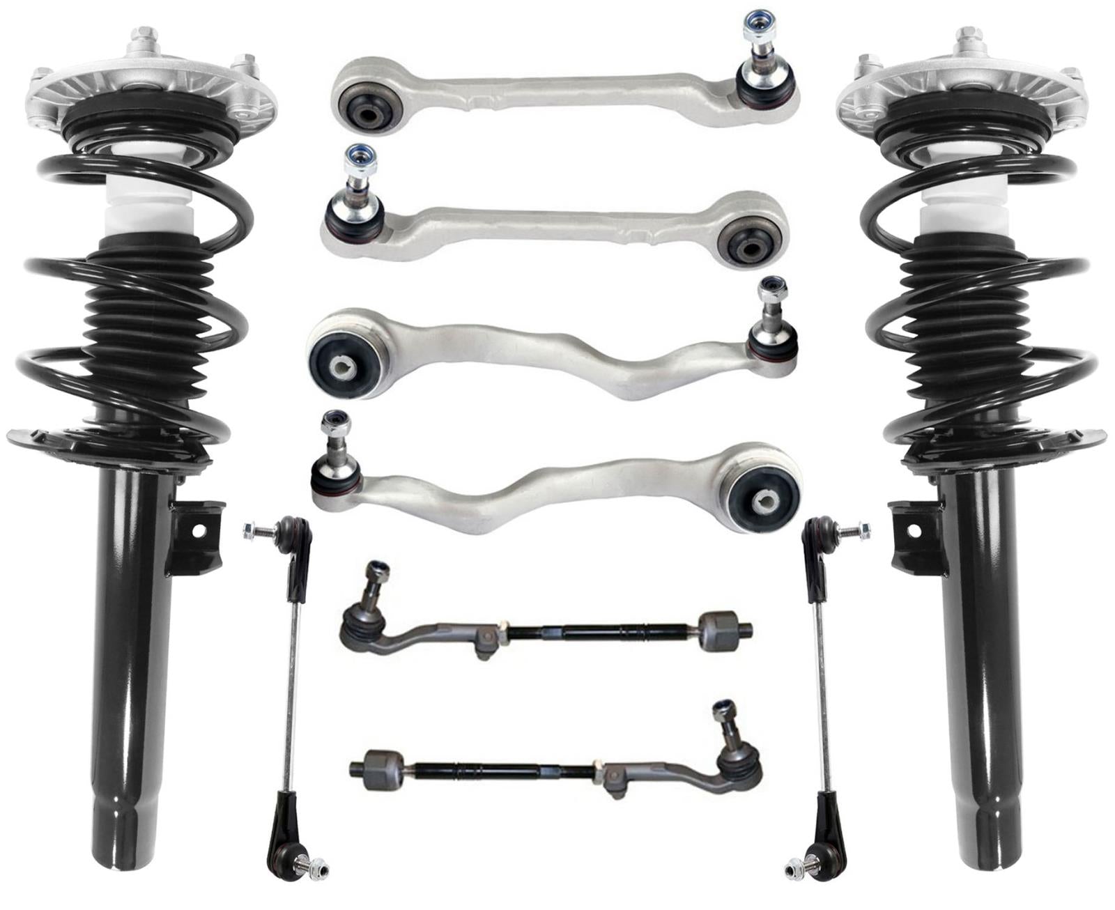 Front Complete Struts Control Arms Tie Rods & Links For BMW 320I 2013-2015