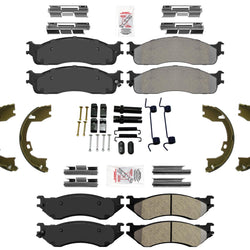 AmeriPro Disc Brake Pads Parking Brake For Dodge Ram 2500 Pick Up 2006-2008