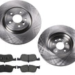 Front Disc Brake Rotors & Disc Brake Pads For Jaguar XE 2017-2020 with 325MM