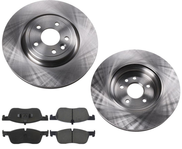 Front Disc Brake Rotors & Disc Brake Pads For Jaguar XE 2017-2020 with 325MM