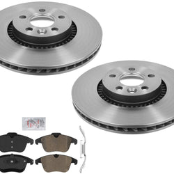 OE Style Carbon Disc Brake Rotors & Brake Pads For Land Rover LR2 2008-2015