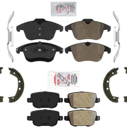 AmeriPro OE Style Semi Metallic Disc Brake Pads For Land Rover LR2 2008-2012