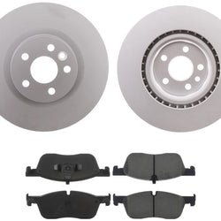 For Range Rover Evoque 2016-2019 Front Disc Brake Rotors Ceramic Brake Pads