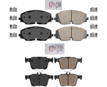 For Volkswagen Atlas 2018 2019 2020 2021 22 2023 Front + Rear Ceramic Brake Pads