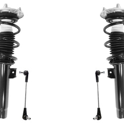 Front Complete Struts Assembly & Sway Bar Links For BMW 320I 2013-2015