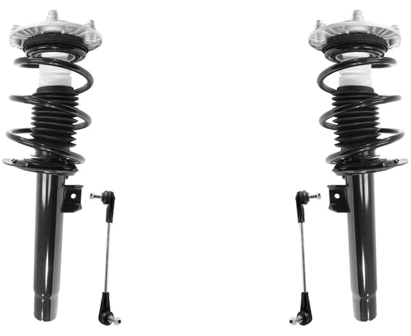 Front Complete Struts Assembly & Sway Bar Links For BMW 320I 2013-2015