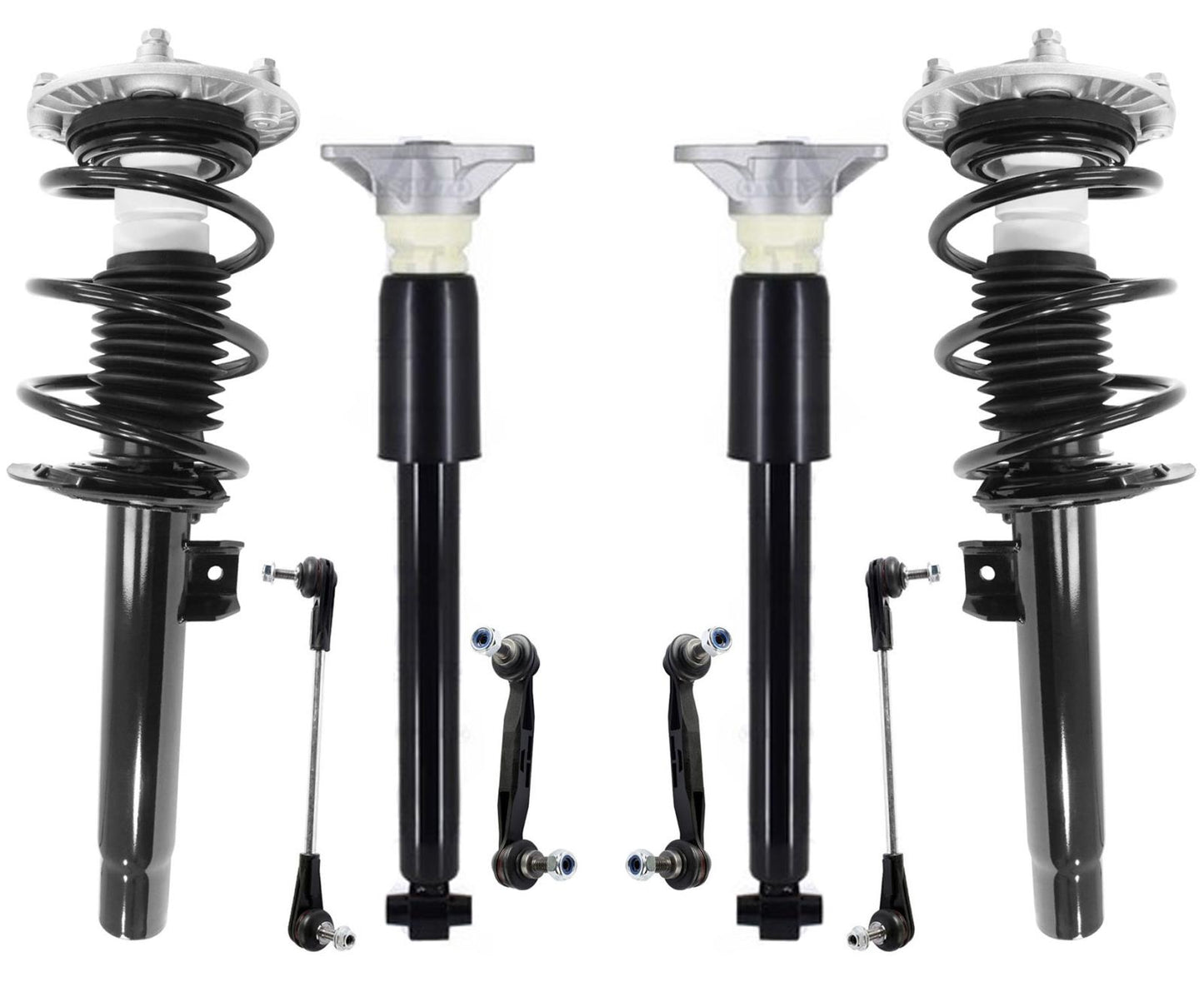 Conjunto de puntales delanteros, amortiguadores traseros y enlaces de barra estabilizadora para BMW 428I 2014-2015