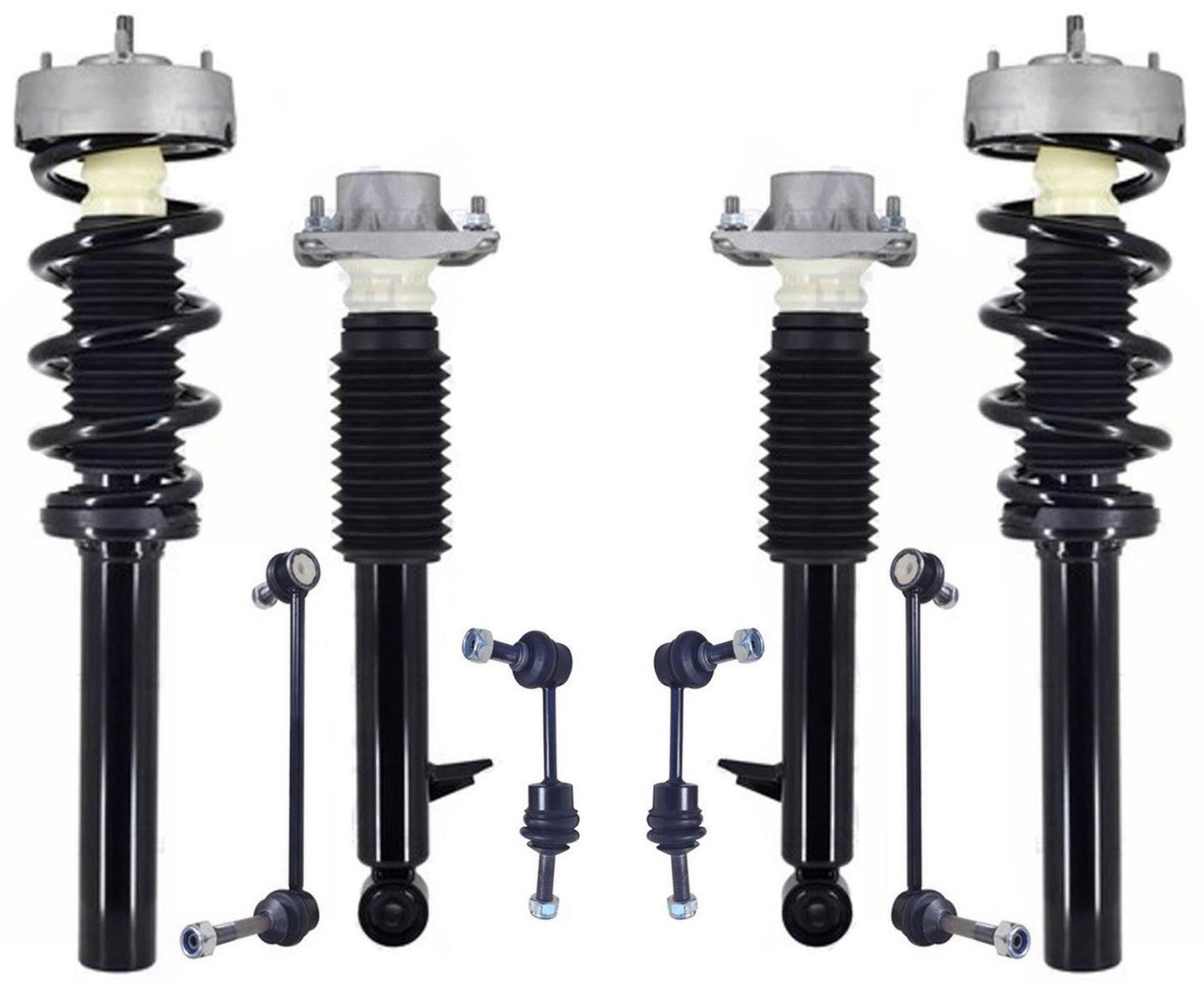 Front Struts Rear Shocks & Links For BMW X5 xDrive35i All Wheel Drive 2014-2018