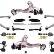 Front Upper Lower Control Arms TIe Rods & Links For Q50 14-20 Rear Wheel Drive