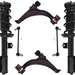 Fits 2014-2015 Chevrolet Cruze 1.8L Front Complete Struts Control Arms & Links