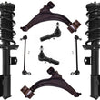 For 2011 Chevrolet Cruze LT LTZ Coil Spring Struts Tie Rods Control Arm BJ 8pc