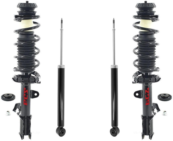 Front Complete Struts Assembly & Rear Shocks For Nissan Versa 1.6L 2012-2019