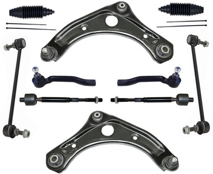 Barras de acoplamiento y enlaces de brazos de control inferiores delanteros para Nissan Versa 1.6L 2012-2019
