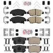 For Honda Civic Si 2.0L 2002-2003 Front & Rear Performance Disc Brake Pad