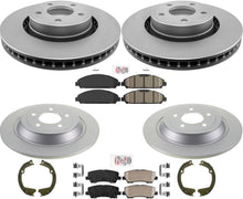 Frenos de hardware de pastillas de rotores de freno de disco delantero de 320 mm para Ford Mustang 2015-2022