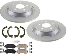 Frenos de hardware de pastillas de rotores de freno de disco trasero de 320 mm para Ford Mustang 2015-2022