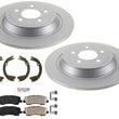 320MM Rear Disc Brake Rotors Pads Hardware Brakes For Ford Mustang 2015-2022
